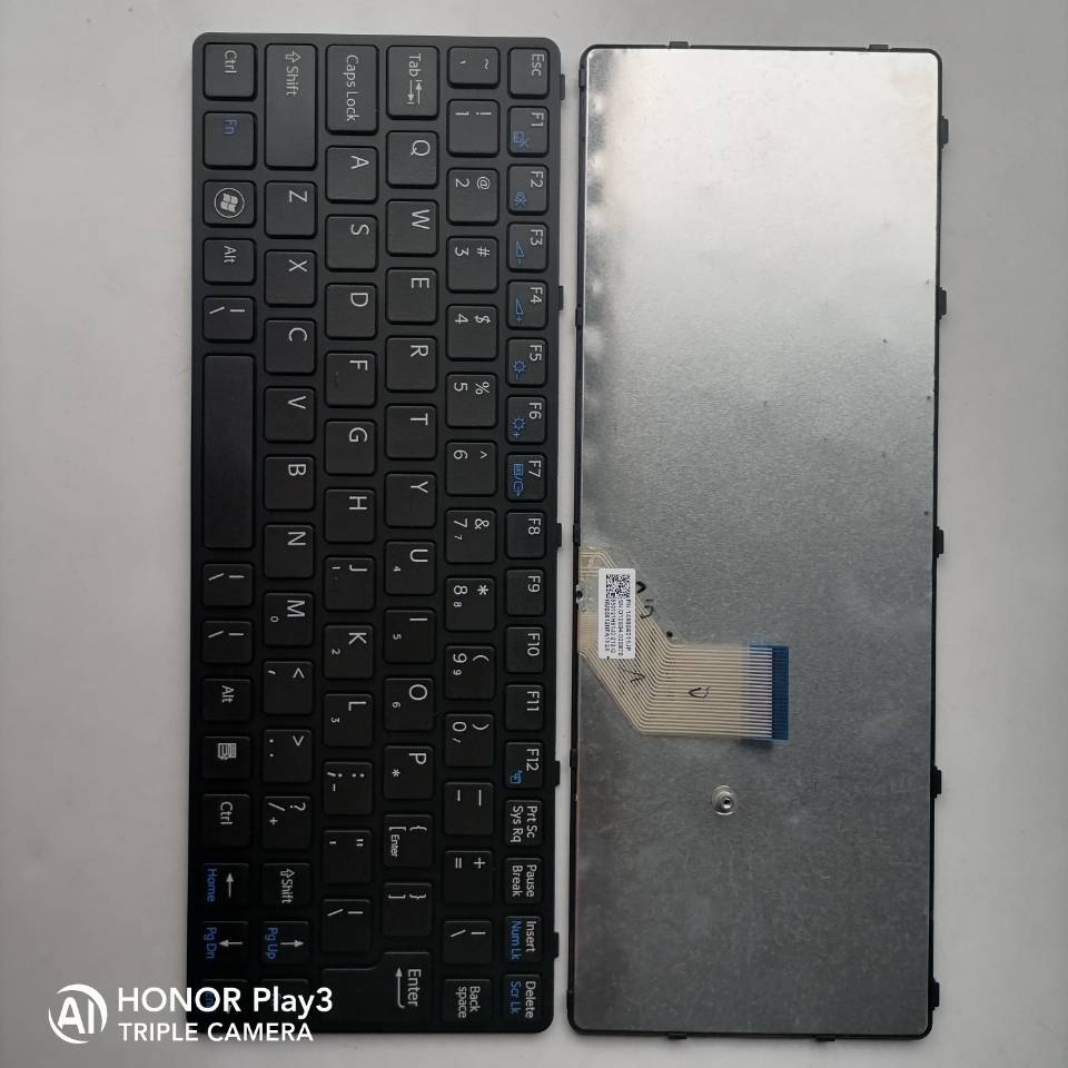 Picture of New Replacement Laptop Keyboard For SONY SVE11 Japanese version BLACK FRAME BLACK (OEM) UI Layout